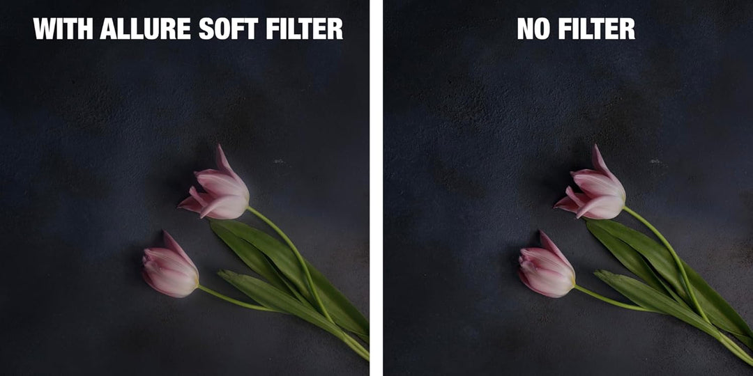 NiSi Filter für Fuji XA70 X100V X100T X100F X100S X100-49mm Allure Soft Filter Schwarz
