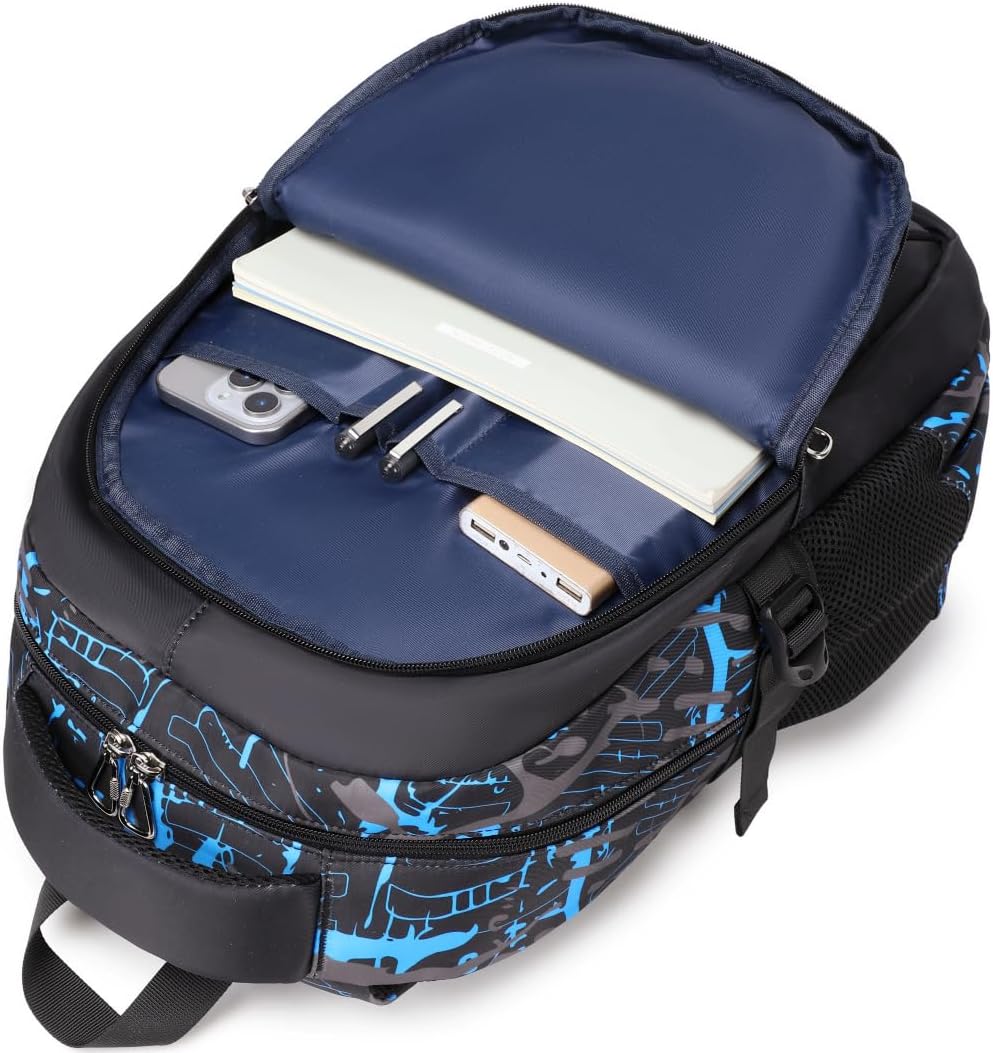 Jungen Schultasche Rucksack Teenager Schulrucksack Jugendliche Schule Daypacks Kinder Gross Schulran