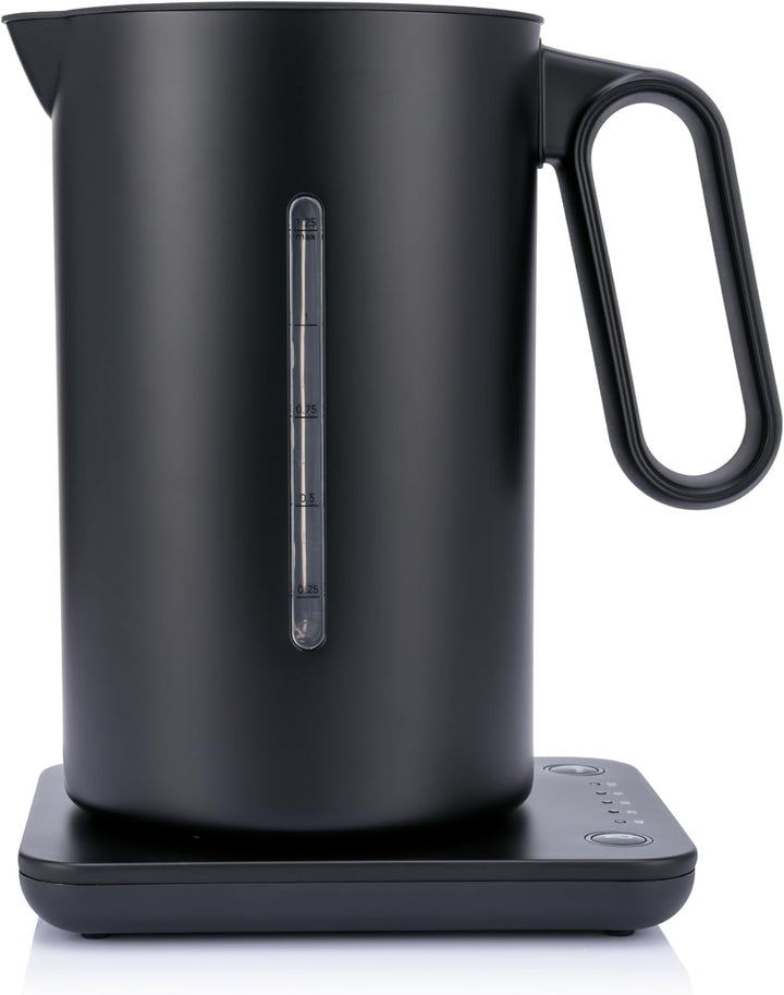 Wilfa SVART FORMAT Wasserkocher - mit einem Fassungsvermögen von 1,25 Liter, 2200 Watt, aussenliegen