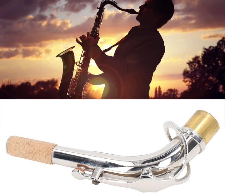 Altsaxophon-Halsbiegung, 24,5 mm Altsaxophon-Biegehals, Messingmaterial, Saxophon-Ersatzteil