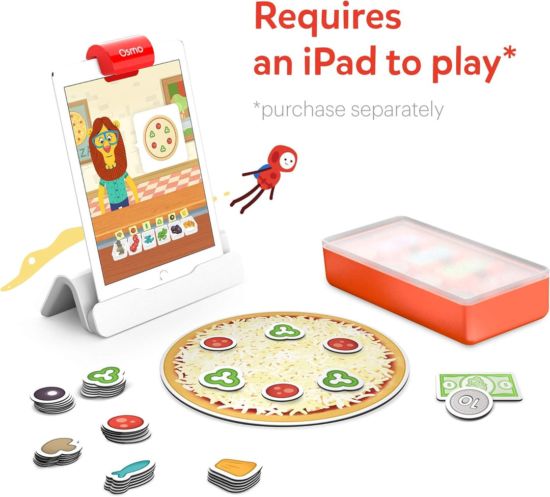 Osmo - Pizza Co. Starter Kit für iPad - Lernspiel - 5-12 Jahre - Mathematik, Umgang mit Geld, Kommun