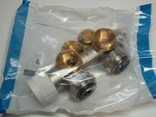 Oventrop Multiblock T Anschlussarmatur Eckform mit Voreinstellung DN 15 (1/2") 50 mm