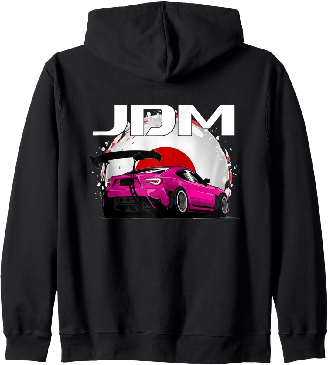 Japanische Flagge Import Auto Japanische Hausmarktautos JDM Kapuzenjacke