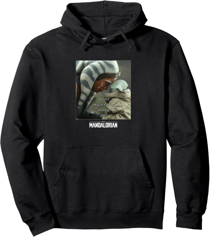 Star Wars: The Mandalorian Ahsoka & The Child I Sense Fear Pullover Hoodie