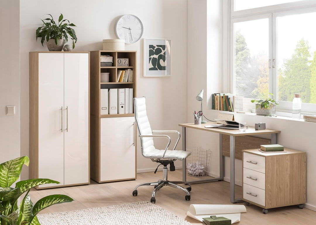 Schildmeyer Regal Antero 155776, eiche hell, 51 x 41 x 83,6 cm 2 Fächer, 2 Fächer