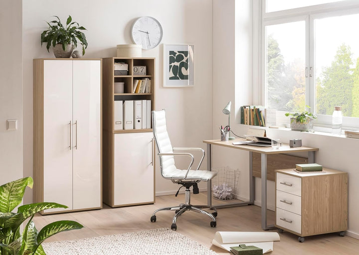 Schildmeyer Regal Antero 155776, eiche hell, 51 x 41 x 83,6 cm 2 Fächer, 2 Fächer