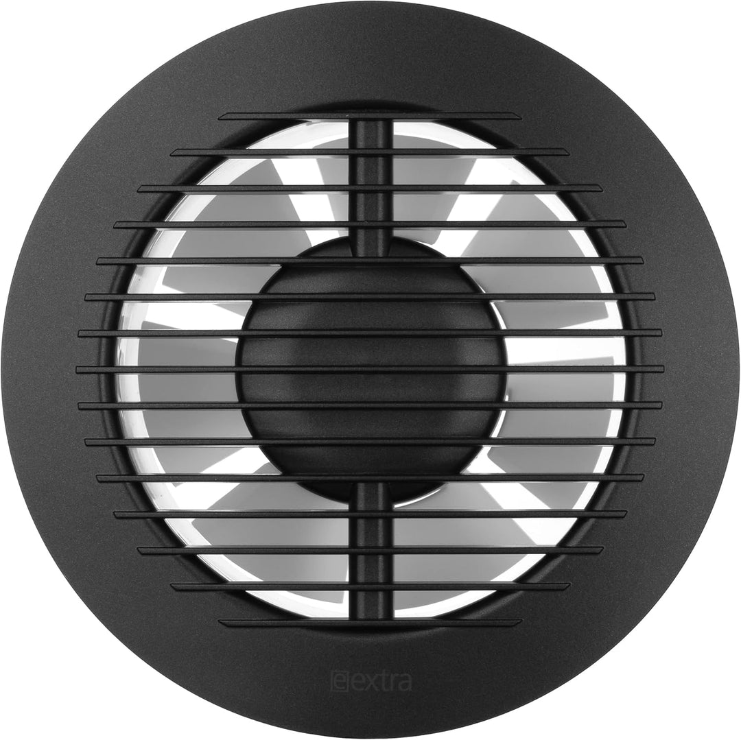 Badlüfter, Ø 125 mm, Anthrazit – Abluftventilator Ø 125mm Anthrazit, Ø 125mm Anthrazit