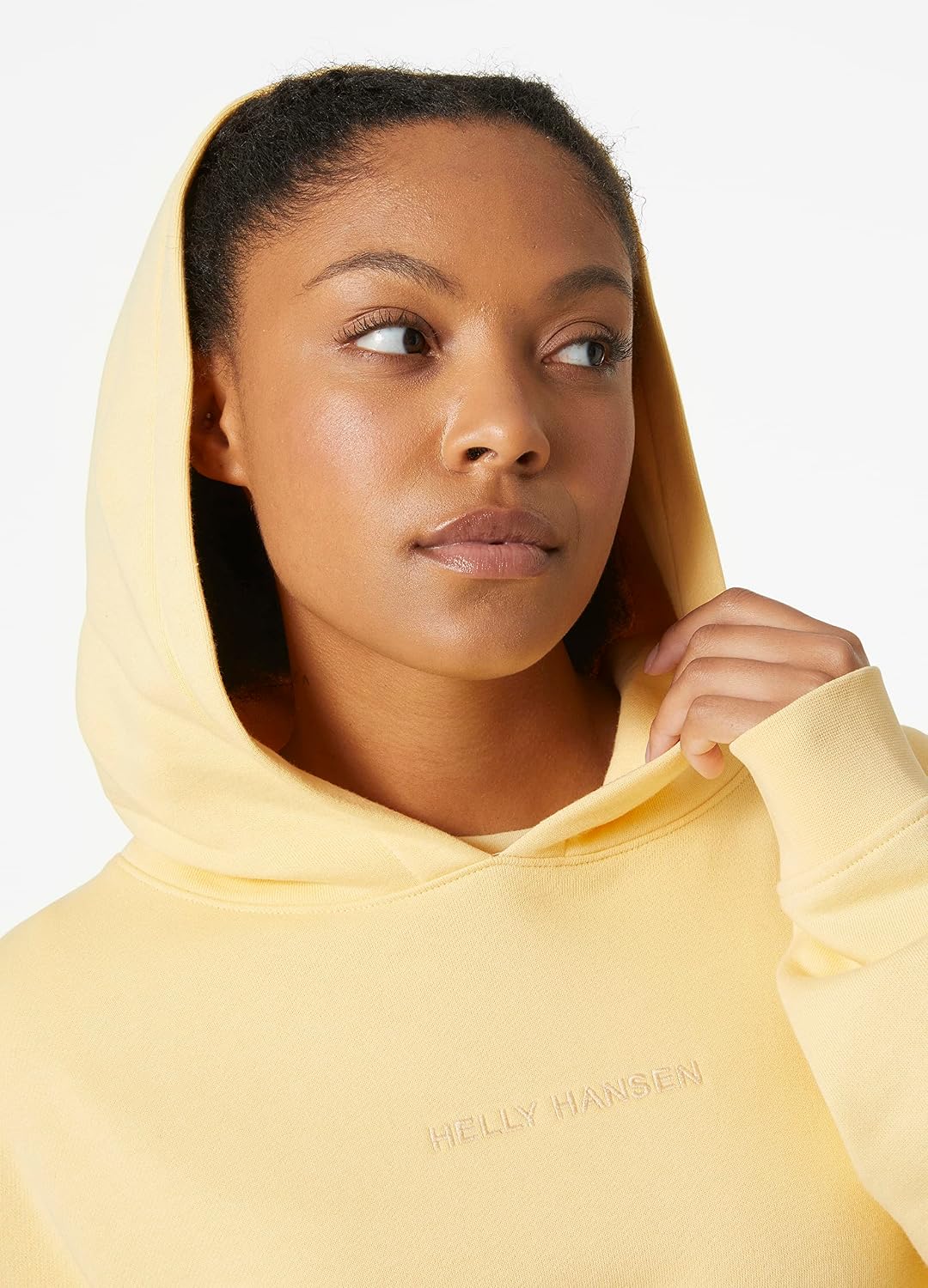 Helly Hansen Damen W Allure Hoodie Sweatshirt M Gelb, Cremefarben, M Gelb, Cremefarben