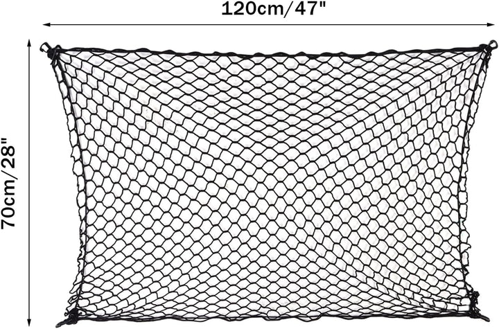 MiOYOOW Auto Schutz Barriere, Haustier Barrier Sicherheitsnetz Trennnetz für Hund Katze 120cmx70cm
