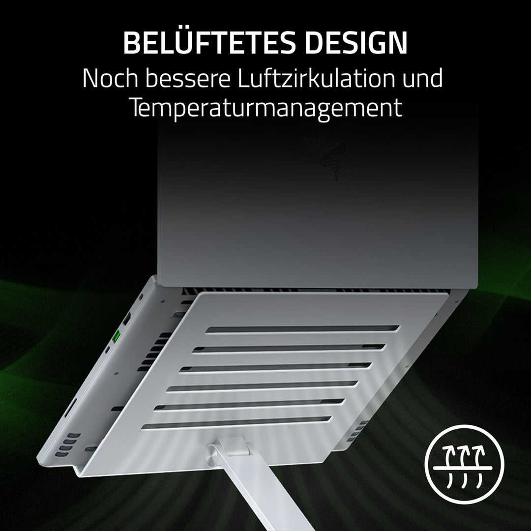 Razer Adjustable Laptop Stand - Ergonomischer höhenverstellbarer Laptop-Ständer für Laptops bis zu 1