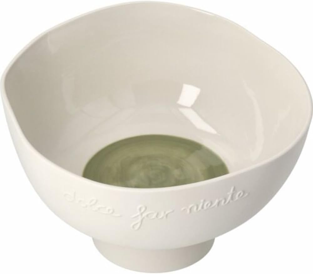 Räder Schale auf Fuss „Dolce far niente“ – Schale aus Steinzeug – Cucina Italiana Kollektion – Beige