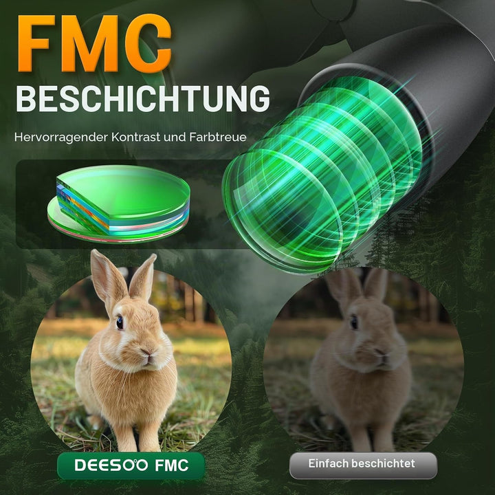 12-36x50 Zoom Fernglas für Erwachsene - HD Fernglas für Vogelbeobachtung, Reisen, Jagd, Konzerte - L