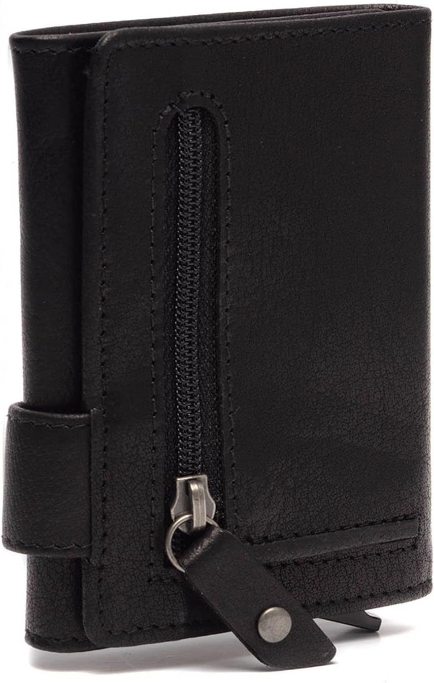 The Chesterfield Brand Portland - Kreditkartenetui 6cc 10 cm RFID Black Schwarz, Schwarz
