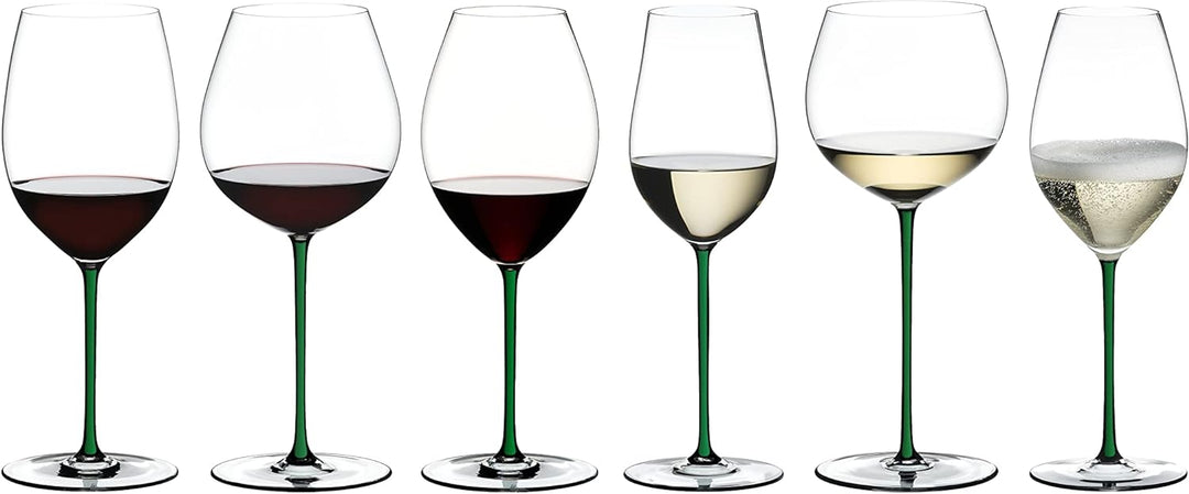Riedel Fatto A Mano Cabernet Weinglas, Grün Cabernet Grün, Cabernet Grün