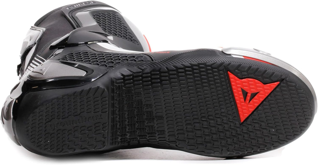 Dainese Stiefel Torque 4 Air Boots Motorradstiefel Racing Stiefel, 45 EU Black White Red Fluo 45 EU,
