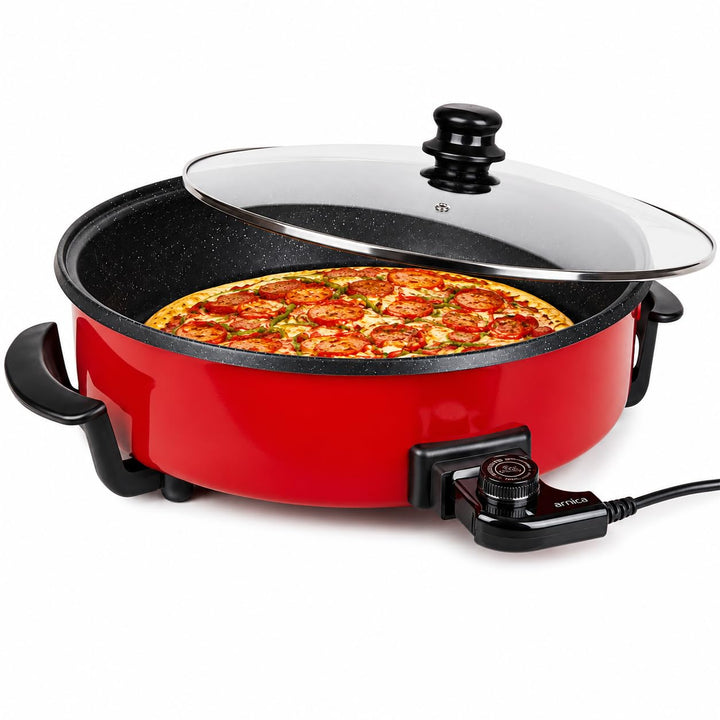 Royal Swiss® Elektrische Multifunktionspfanne 42 cm – 1500 W | Pizza, Paella, Grill, Pfannkuchen | A