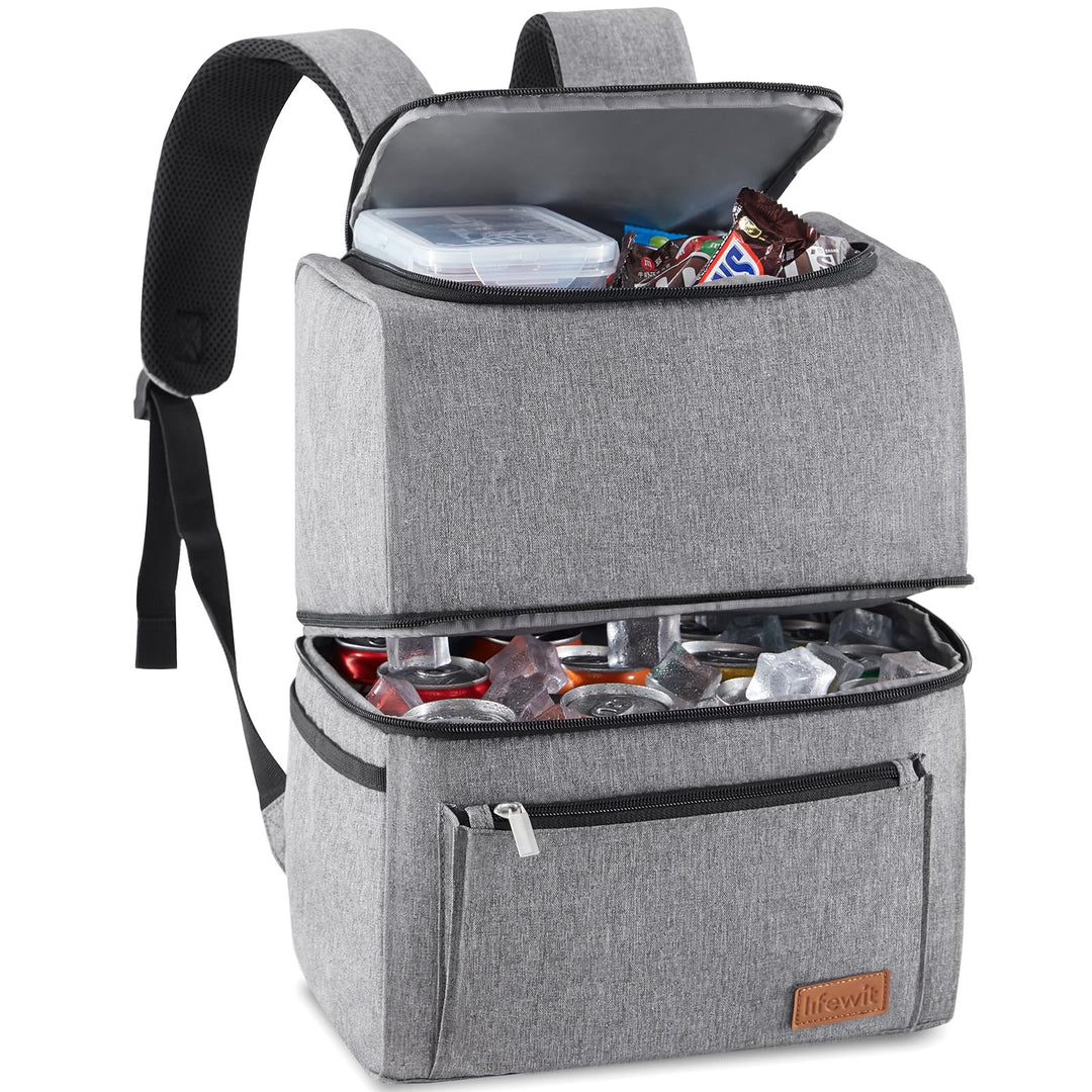 Lifewit Kühlrucksack Thermo Rucksack Kühltasche Isolierte Cooler Bag Weich Doppeldecker für Picknick