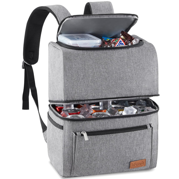 Lifewit Kühlrucksack Thermo Rucksack Kühltasche Isolierte Cooler Bag Weich Doppeldecker für Picknick