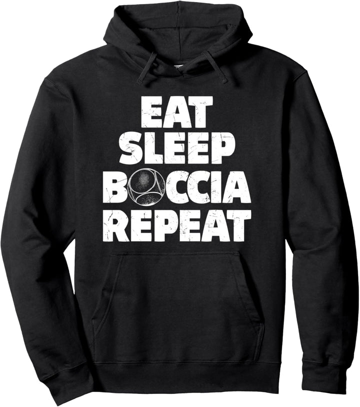 Boccia Outfit mit Boccia Kugeln für Bocciaspiel Pullover Hoodie