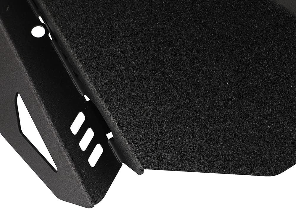 ZHUOWU CNC Aluminium Windschutzscheibe Windschutzscheibe für MT-07 MT07 2018-2020 Schwarz, Schwarz