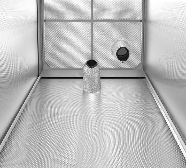 GALAXYFARM - Growzelt Galaxyfarm Luna Lite, Grow Box mit Lüftungsöffnungen, für den Innenanbau - Gro