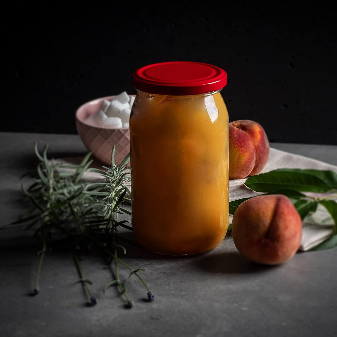 KADAX Einmachgläser 760ml TO82, Grosse Sturzgläser mit Schraubdeckel, Einkochgläser Fermentierglas f