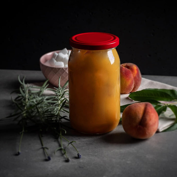 KADAX Einmachgläser 760ml TO82, Grosse Sturzgläser mit Schraubdeckel, Einkochgläser Fermentierglas f