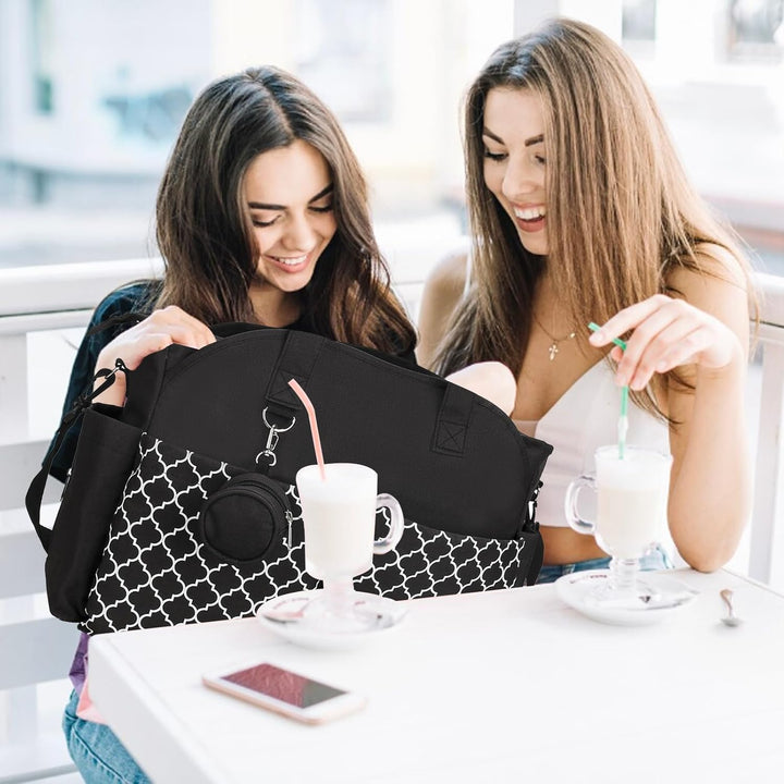 Baby Wickeltasche, 13 Taschen, Reise Wickeltasche Henkeltaschen Portable Babytasche mit Schnullertas
