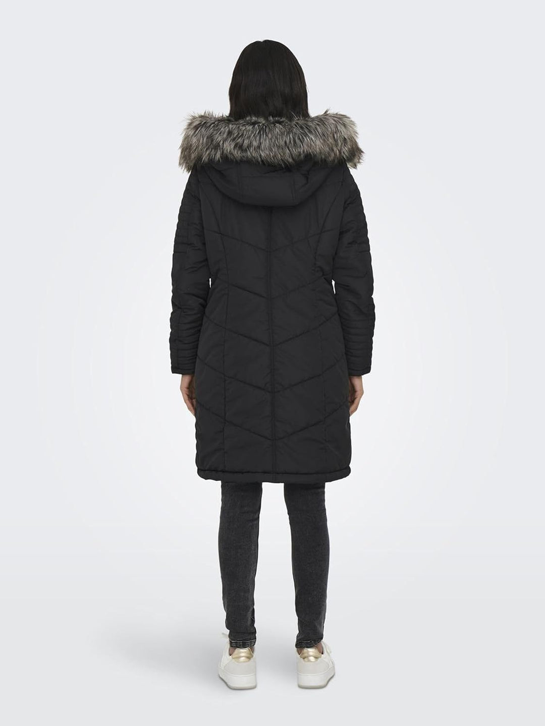 ONLY Female Steppmantel ONLTENNA Steppmantel Schwarz M, Schwarz M