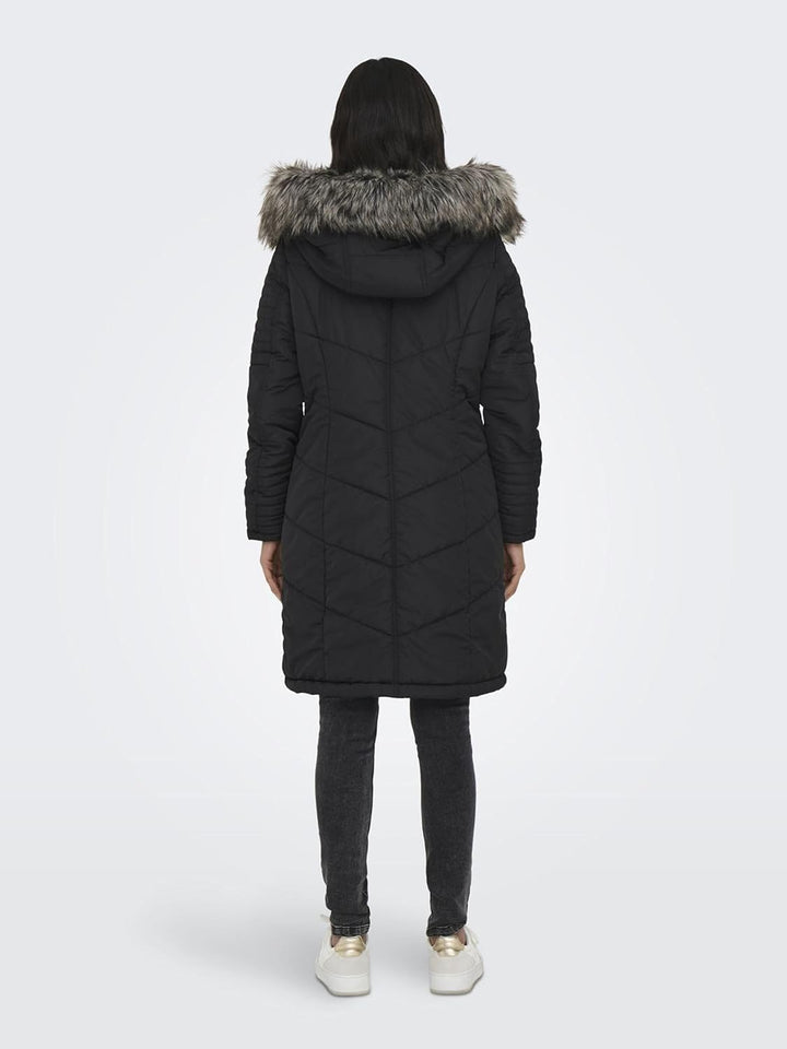 ONLY Female Steppmantel ONLTENNA Steppmantel Schwarz M, Schwarz M
