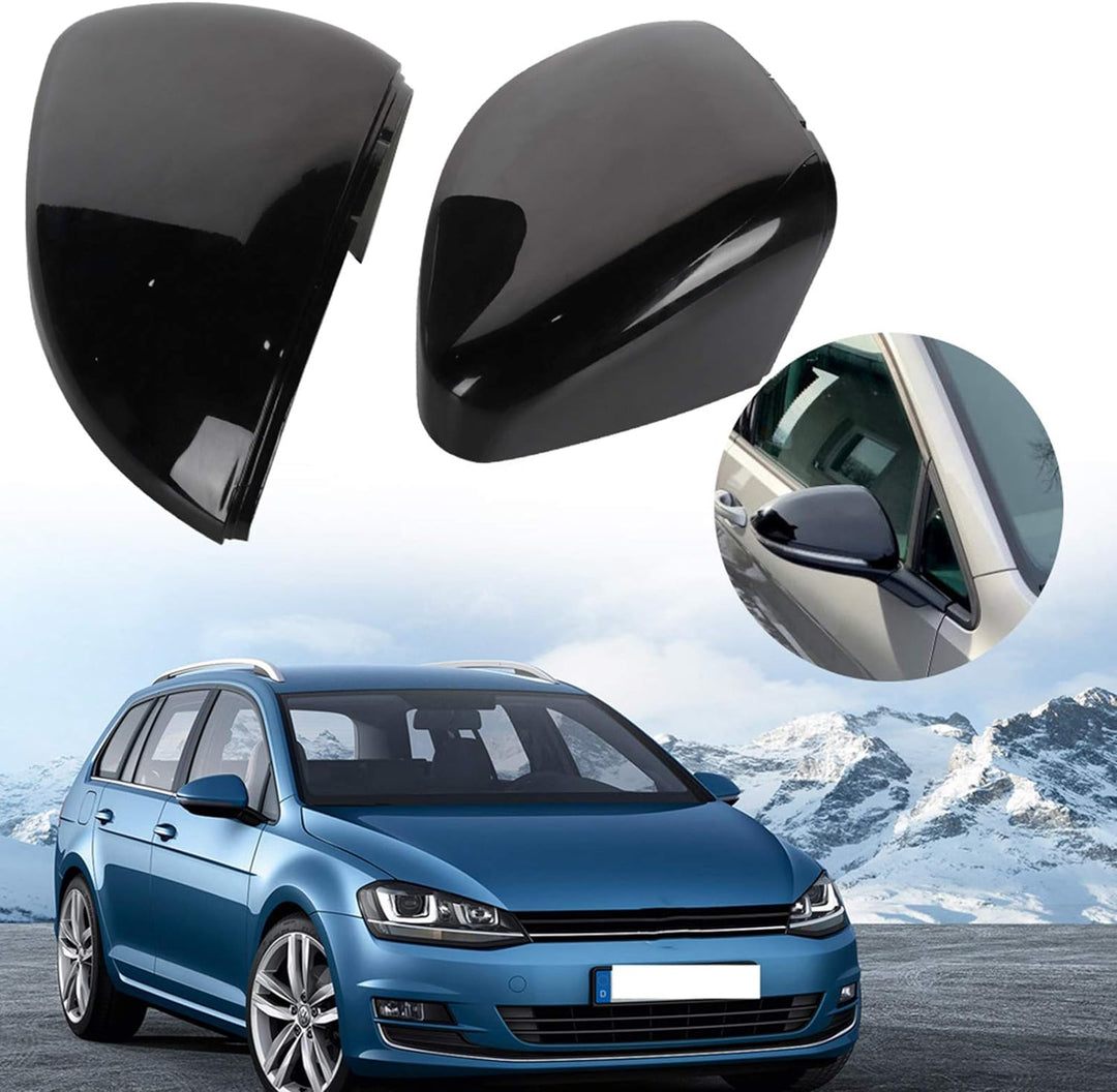 Spiegelkappen Golf 7-Ein Paar Autoseitenrückspiegelabdeckung Rückspiegelkappe Für 7 Mk7 Mk7.5 R Gti
