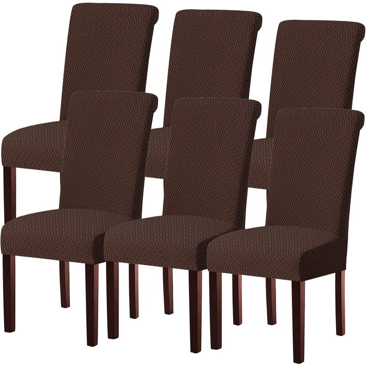 KELUINA Moderne Stuhlhussen 1er/2er/4er/6er Set, Stretch Stulhhussen Schwingstuhl Elastisch Abnehmba