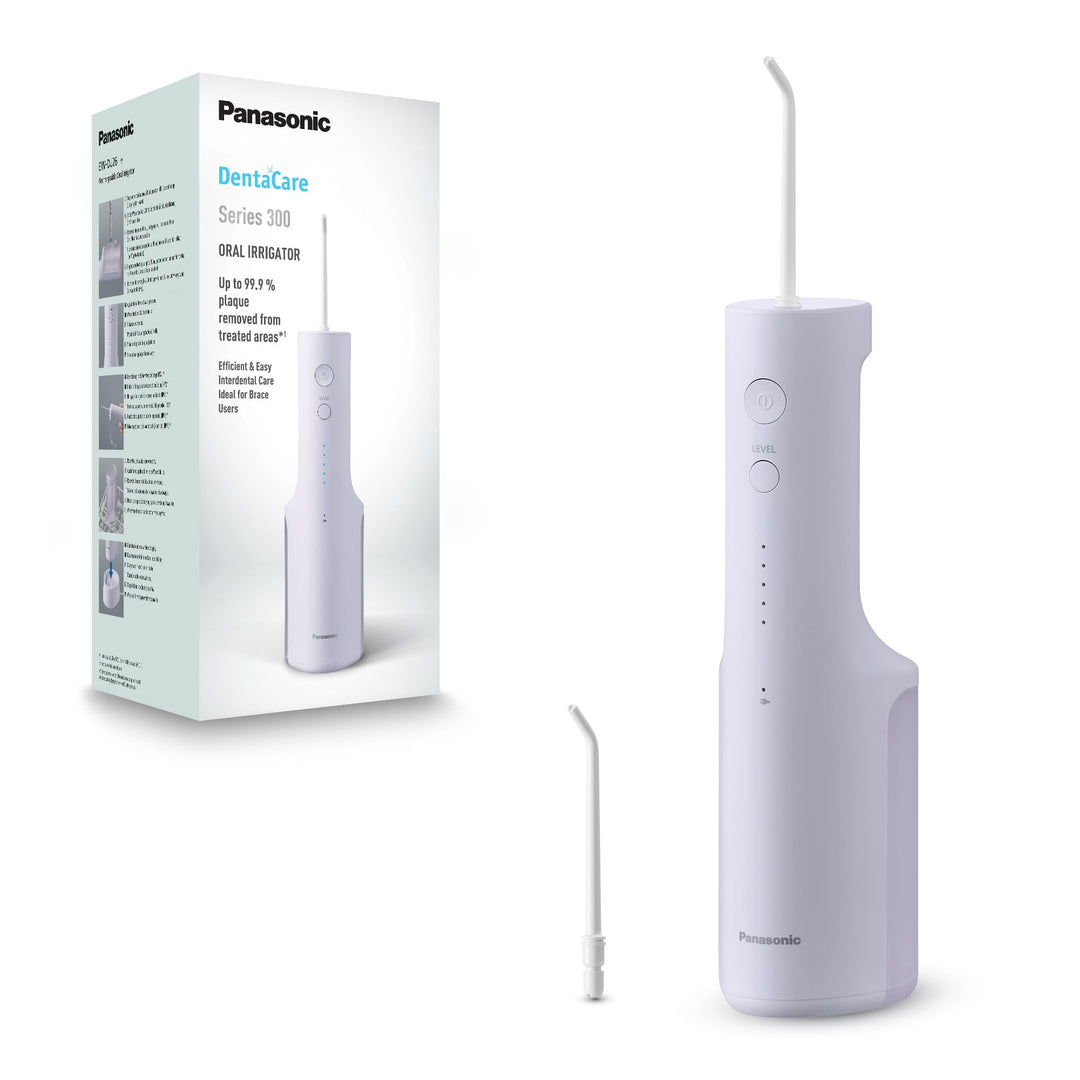 Panasonic Series 300 Munddusche EW-DJ26-V303, Munddusche für Zähne, 200 ml, IPX7, 2 normale Düsen, 5