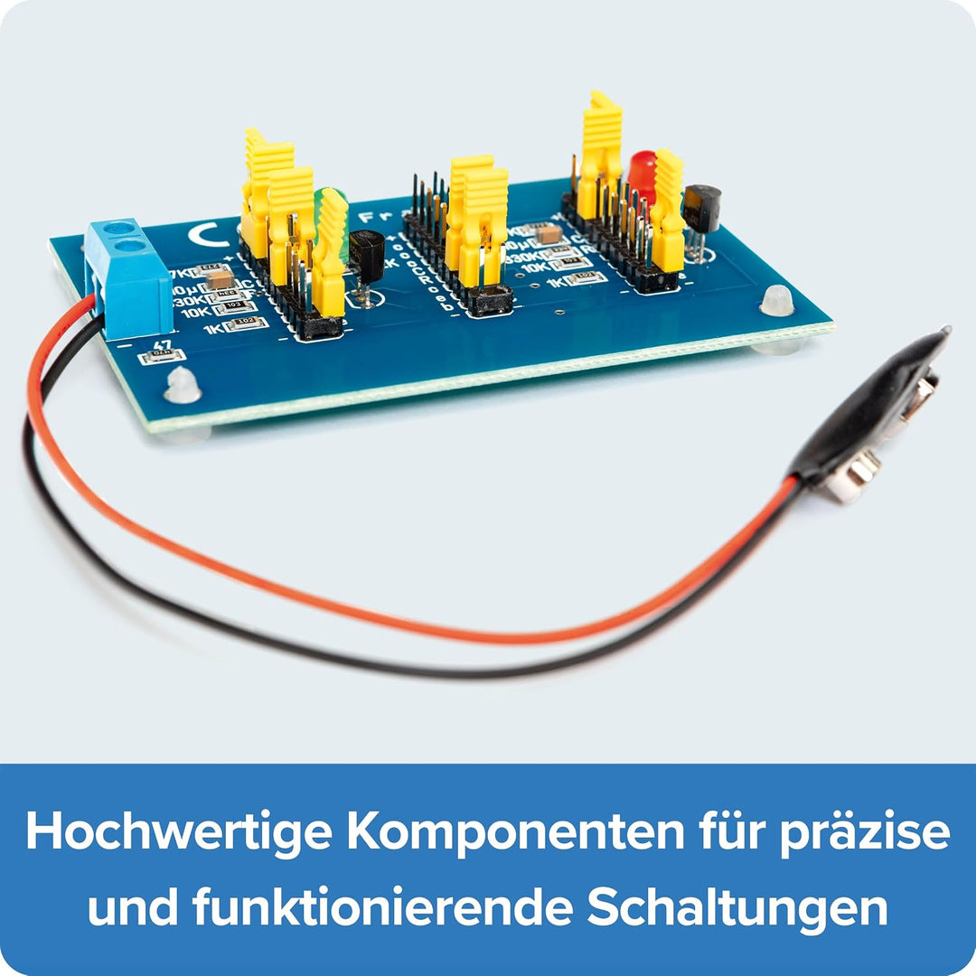 FRANZIS 65361 - Lernpaket Grundschaltungen der Elektronik – Kompletter Elektronik-Baukasten zum Test