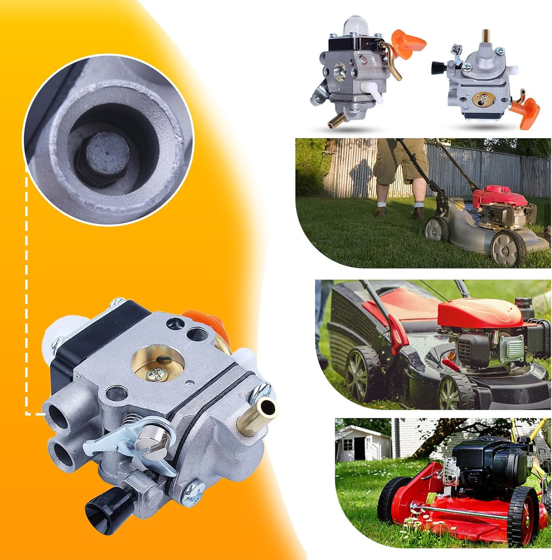 Haishine Vergaser mit Zündkerze C1Q-S174 for STIHL FS90 FS110 HT101 FS130 FS100 FS110R KM110R KM130
