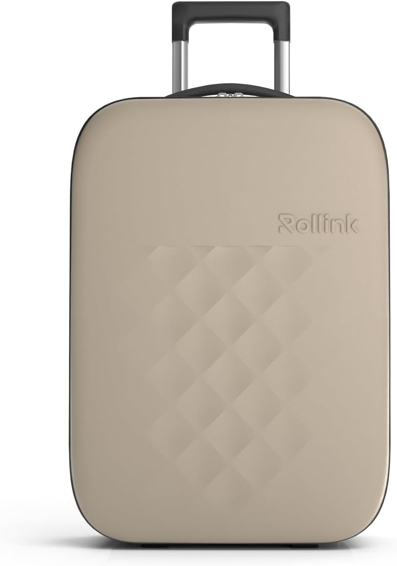 Rollink Vega II Reisekoffer, Trolley - Das Original mit innovativer Falttechnologie (Patent Pending)