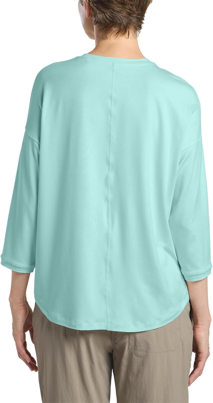 Jack Wolfskin Damen Travel 3 4 T W T-Shirt M Soft Jade Heather, M Soft Jade Heather