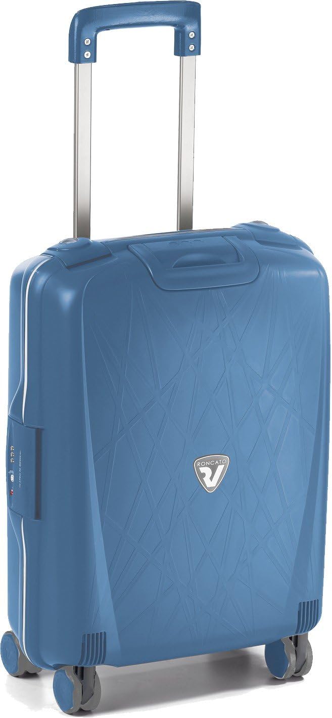 RONCATO Light Hartschalen Koffer Trolley Cabin Blau, Blau