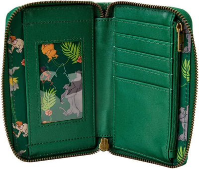 Loungefly Zip Around Purse Jungle Book Nue offiziell Disney Grün One Size Einheitsgrösse Mehrfarbig/