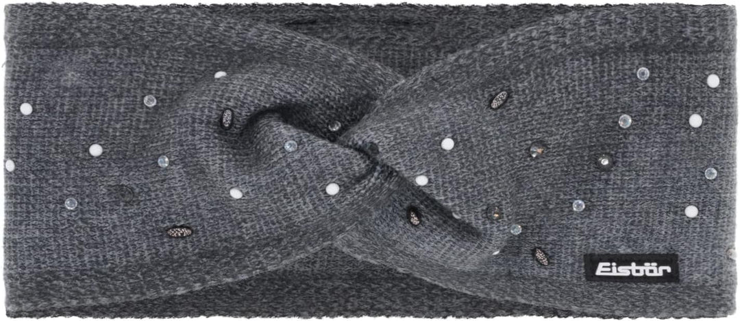 Eisbär Damen Stirnband Dip Dye schwarz-graumele Einheitsgrösse Grau Einheitsgrösse, Grau Einheitsgrö