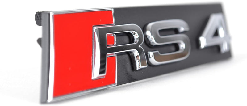 Audi Original RS4 Schriftzug Audi RS4 Schriftzug Emblem vorn