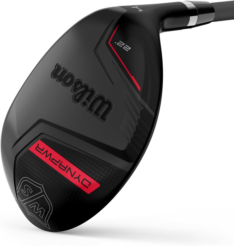 Wilson Dynapower Herren Hybrid Golfschläger, 3/4/5/6 Links Graphit Regulär 4 Hybrid, Links Graphit R