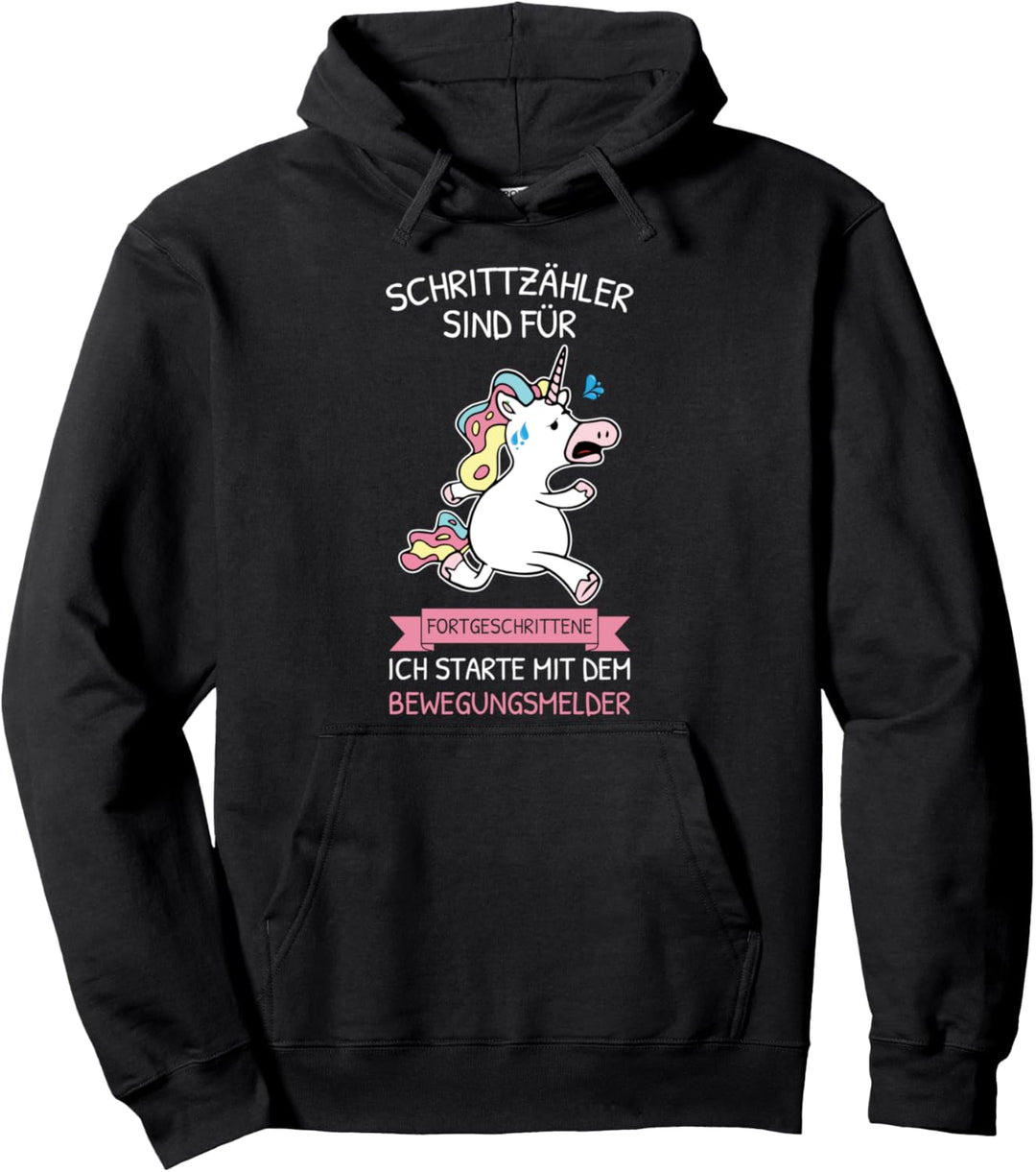 Joggen Schrittzähler Sind Für Fortgeschrittene Einhorn Pullover Hoodie