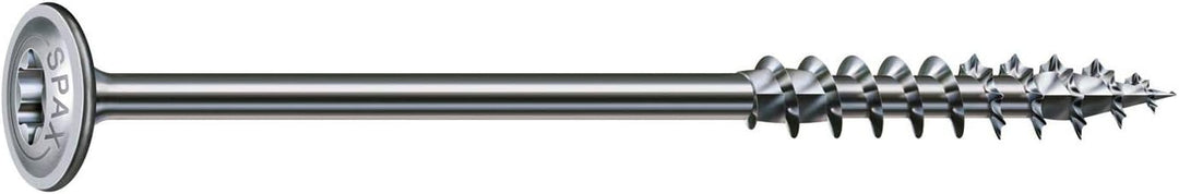 SPAX 251010802405 Holzbauschraube, 8,0 x 240 mm, 50 SPAX Holzschrauben 8,0 x 240 mm, T2/C2NW, 4CUT,
