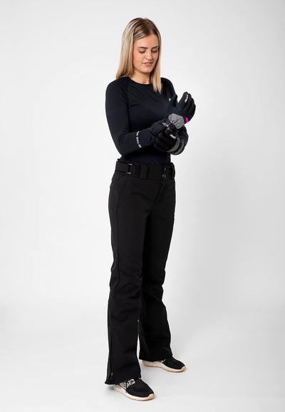 Reusch Damen Fingerhandschuhe Hellen R-TEX XT 7771 Blck/Blck Melang/Pink Glo 8.5, 7771 Blck/Blck Mel