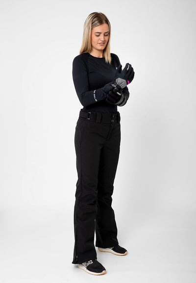 Reusch Damen Fingerhandschuhe Hellen R-TEX XT 7771 Blck/Blck Melang/Pink Glo 7, 7771 Blck/Blck Melan