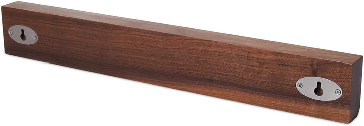 zayiko Magnetleiste Messer aus Nussbaumholz, 50cm x 7cm, XL Messerhalter magnetisch für bis zu 10 Me