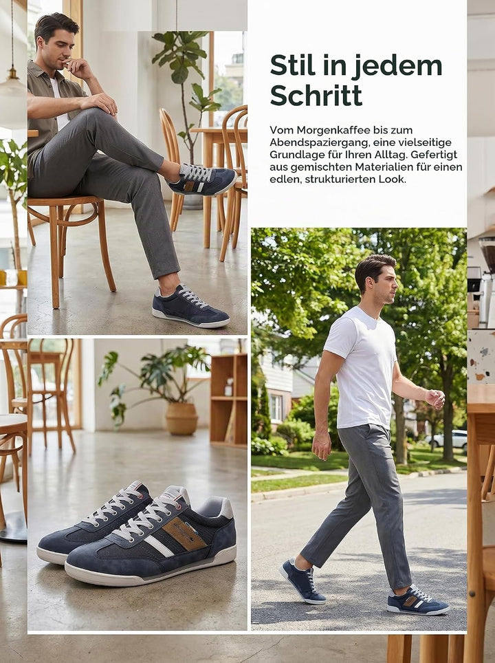 ARRIGO BELLO Sneaker Herren Schuhe Business Freizeitschuhe Leichte Trainers für Walking, Laufen, Spo