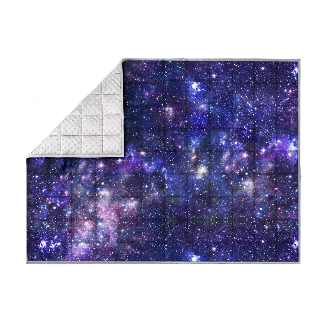 Solfres Gewichtsdecke für Kinder, 2,3 kg, 90 x 120cm, Minky-Druck, schwere Decke für Kinder und Juge