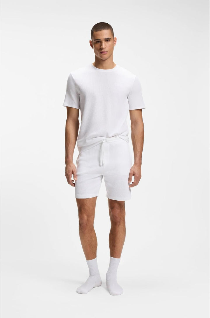 BOSS Herren Pyjama_T_Shirt S 100white, S 100white